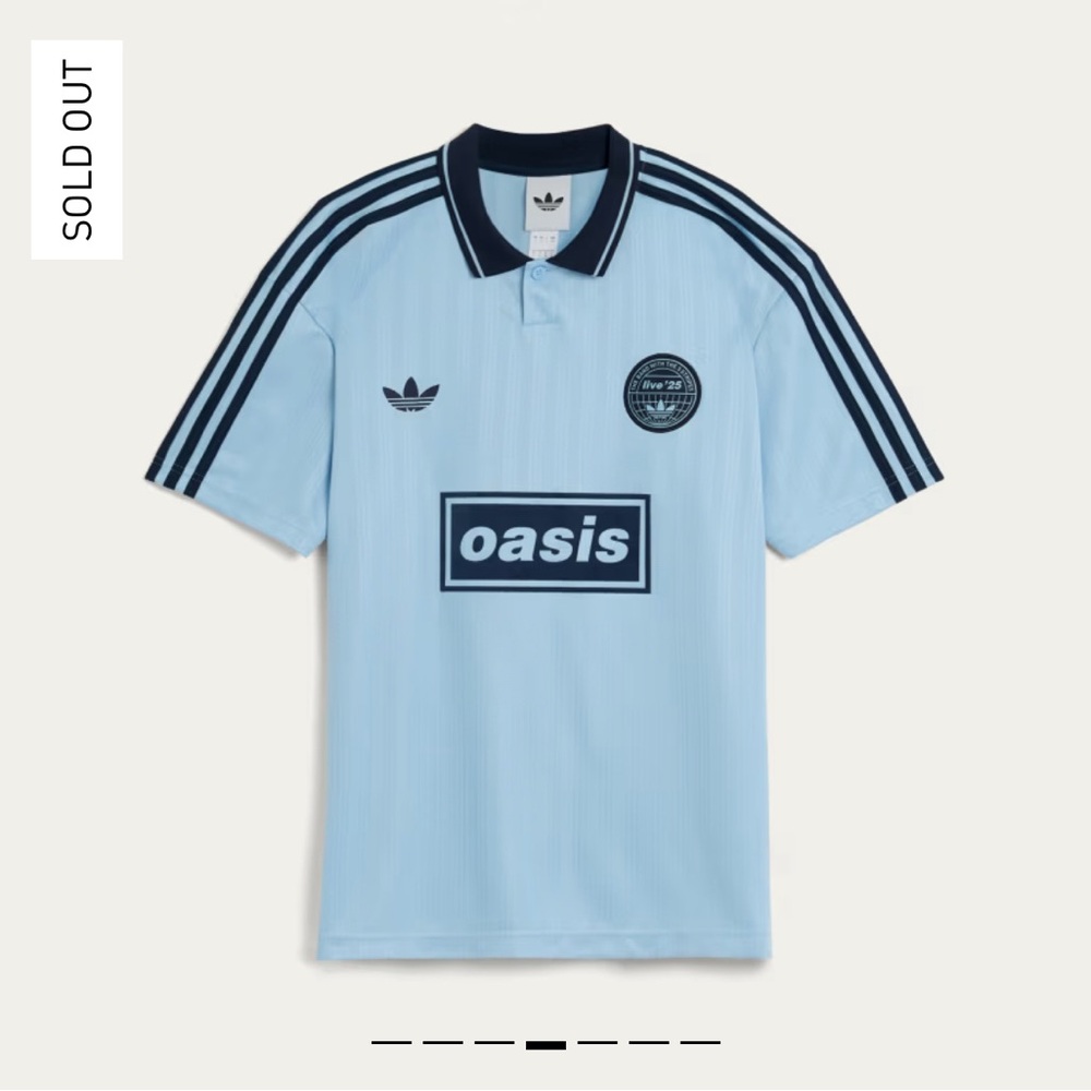 Oasis x Adidas Jacquard Jersey BNWT
